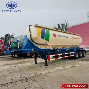 Mooc Bồn Chở Xi Măng Rời HUAYUDA 30 Khối 3 Rốn Xả